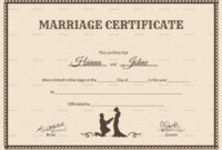 017 Template Ideas Marriage Certificate Beautiful Of For Inside Blank Marriage Certificate Template