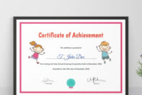 10+ Preschool Certificate Templates Illustrator, Ms Word Pertaining To Amazing Certificate Template For Pages