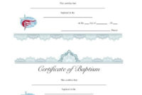 12+ Baptism Certificate Templates | Free Word &amp;amp; Pdf Samples Throughout Baptism Certificate Template Download