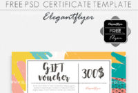 20 Best Free Business Gift Certificate Templates (Ms Word Pertaining To Fascinating Company Gift Certificate Template