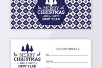 23+ Holiday Gift Certificate Templates Psd | Free Intended For Fresh Christmas Gift Certificate Template Free Download