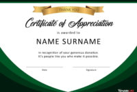 30 Free Certificate Of Appreciation Templates And Letters Within Free Certificate Of Appreciation Template Downloads