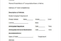4+ Sample Road Trip Itinerary Templates Doc, Pdf | Free With Regard To Best School Trip Itinerary Template