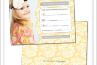 5X7 And 4X6 Gift Certificate Template Fresh Blossoms Psd With Fantastic Free Photography Gift Certificate Template