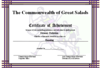 Certificate Of Achievement Runners Printable Certificate Intended For Crossing The Line Certificate Template