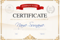 Certificate Of Completion Template 471680 Download Free For Certification Of Completion Template