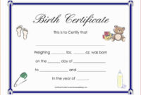 Child Adoption Certificate Template Calep.midnightpig.co Pertaining To Child Adoption Certificate Template