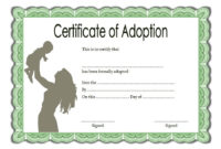 Child Adoption Certificate Template Editable [10+ Best Intended For Adoption Certificate Template