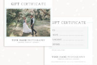 Classic Photography Gift Certificate Template Strawberry Kit For Free Photography Gift Certificate Template