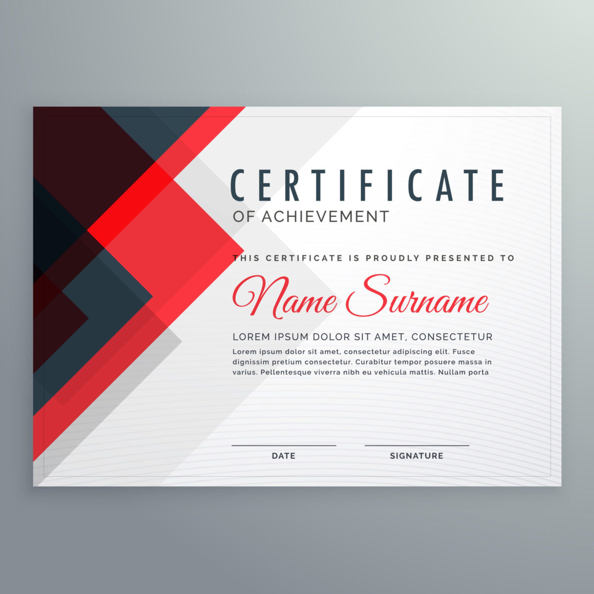 Creative Certificate Of Achievement Award Template With Intended For Awesome Free Printable Certificate Of Achievement Template