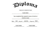 Diploma Free Templates Clip Art & Wording | Geographics With Regard To Awesome College Graduation Certificate Template