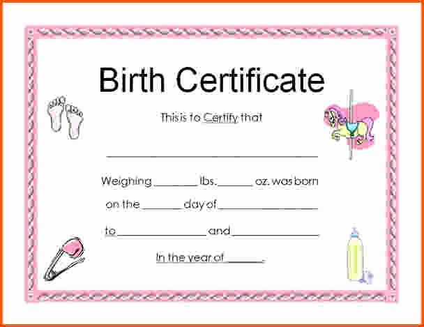 √ 20 Fillable Birth Certificate Template ™ In 2020 | Birth With Stunning Fake Birth Certificate Template