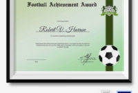 √ 20 Free Football Certificate Template ™ In 2020 For Simple Football Certificate Template