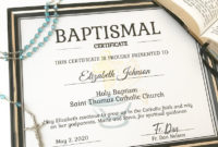 Editable Baptism Certificate Template Printable Regarding Baptism Certificate Template Download