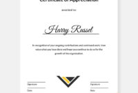Editable Employee Appreciation Certificate Template [Free Inside Stunning Employee Anniversary Certificate Template