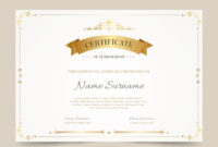 Elegant Certificate Template Vector | Free Download Within Elegant Certificate Templates Free