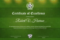Engineering Football Certificate Design Template In Psd, Word Pertaining To Simple Football Certificate Template