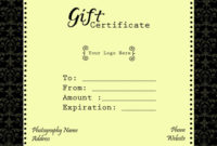 For The Love Of All Things Digital: Freebie Gift Throughout Fantastic Custom Gift Certificate Template