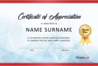 Formal Certificate Of Appreciation Template Regarding Formal Certificate Of Appreciation Template