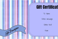 Free Gift Certificate Template | 50+ Designs | Customize In Simple Donation Certificate Template