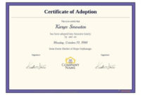 Fresh Child Adoption Certificate Template Editable In 2021 Throughout Child Adoption Certificate Template