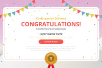 Kindergarten Diploma Certificate Template Download Free For Simple Free Printable Graduation Certificate Templates