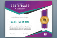 Multipurpose Professional Certificate Template Design In Design A Certificate Template