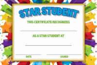 Pin On Certificate Customizable Design Templates For Fresh Free Printable Student Of The Month Certificate Templates