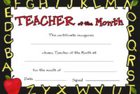 Special Awards Throughout Fresh Free Printable Student Of The Month Certificate Templates