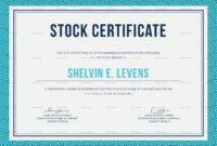 Stock Certificate Design Template In Psd, Word, Publisher Throughout Free Stock Certificate Template Download