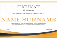 The Modern Certificate Powerpoint Template Provides A With Stunning Award Certificate Template Powerpoint
