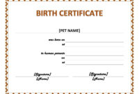 Windows And Android Free Downloads : Create Fake Birth With Amazing Birth Certificate Fake Template