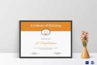29+ Training Certificate Templates Doc, Psd, Ai Regarding Workshop Certificate Template