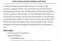 4+ Crisis Communication Plan Templates Doc, Pdf | Free Pertaining To Crisis Management Policy Template