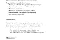 40+ Grant Proposal Templates [Nsf, Non Profit, Research] ᐅ With Regard To Nsf Proposal Template