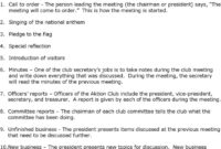 7+ Club Meeting Agenda Templates Free Download Regarding Top Booster Club Meeting Agenda Template