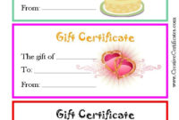 Anniversary Gift Certificates (720×960) | Gift Throughout Printable Gift Certificates Templates Free