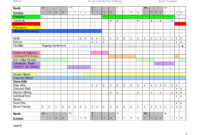 Annual Training Plan Template Excel Printable Schedule In Fascinating Training Agenda Template