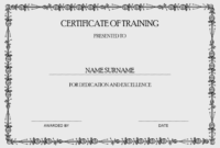 Certificate Of Training | Mydraw Pertaining To Workshop Certificate Template