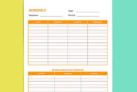 College Student Planner Template Pdf | Word | Apple Pages Throughout Free Student Agenda Planner Template