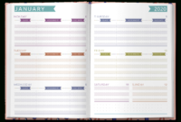 Download Printable Student Planner Hardcover Casual Intended For Student Agenda Planner Template