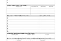 Effective Meeting Agenda Template For Family Sample Pdf Within Family Meeting Agenda Template