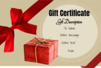 Free Gift Certificate Template | 50+ Designs | Customize With Stunning Printable Gift Certificates Templates Free