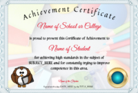 Free Student Awards & Certificates At Clevercertificates With Regard To Stunning Free Student Certificate Templates