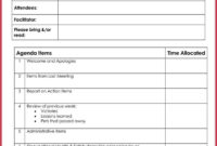 Health And Safety Committee Meeting Agenda Template | Pdf Inside Simple Safety Committee Agenda Template