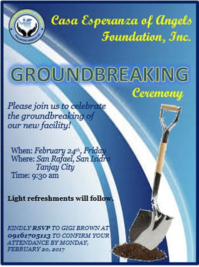 Invitation To Cea Orphanage Facility Grounbreaking Event Regarding Stunning Groundbreaking Ceremony Agenda