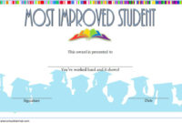 Most Improved Student Certificate Template Free Download 3 In Stunning Free Student Certificate Templates