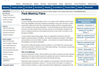 Pin On Projects To Try Throughout Cub Scout Committee Meeting Agenda Template