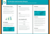 Poster Template Free Conference Presentation A3 Indesign 6 Throughout Fresh Indesign Presentation Templates