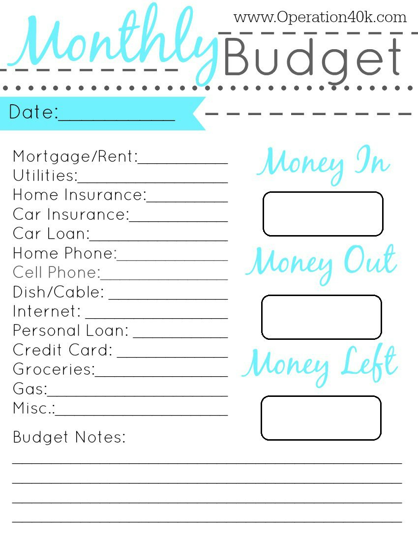 Beginning Budget Printable Worksheets - Tedy Printable with Fantastic Free Budget Planner Worksheet